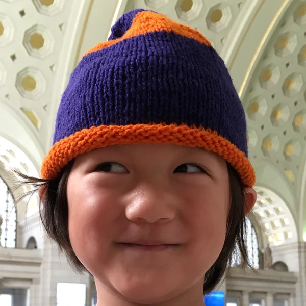 rolled brim hat pattern in Targhee too