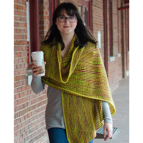 cobbled wrap & scarf pattern