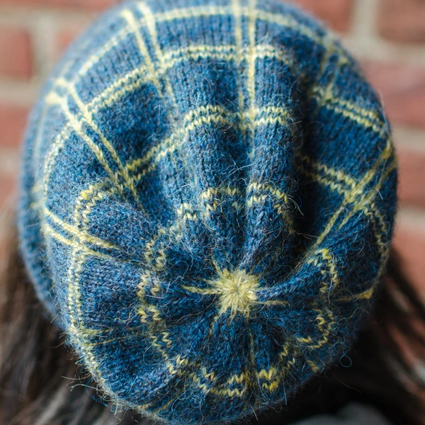intersections hat kit with Llama-rama! yarn